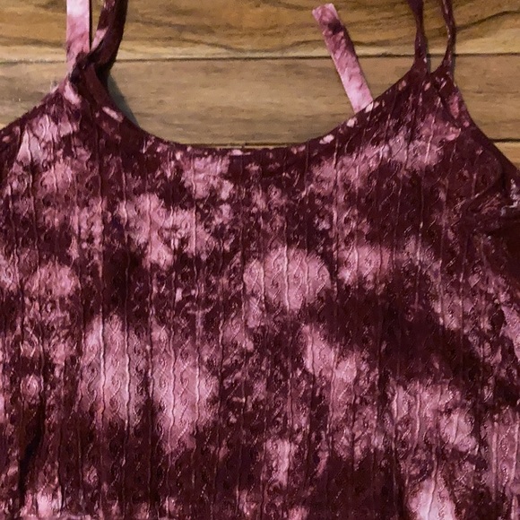 Tie dye red dress - Picture 3 of 4